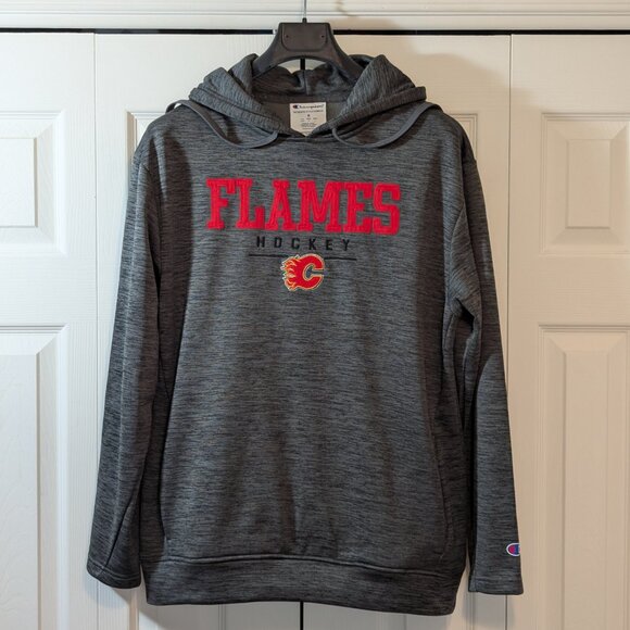 Champion NHL Calgary Flames Hoodie - Authentic Athleticwear - Size M - Picture 2 of 12